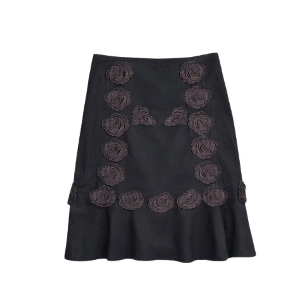 Dolce + Gabbana Vintage Rosette Skirt